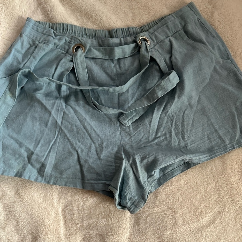 Stylish Blue Women's Shorts